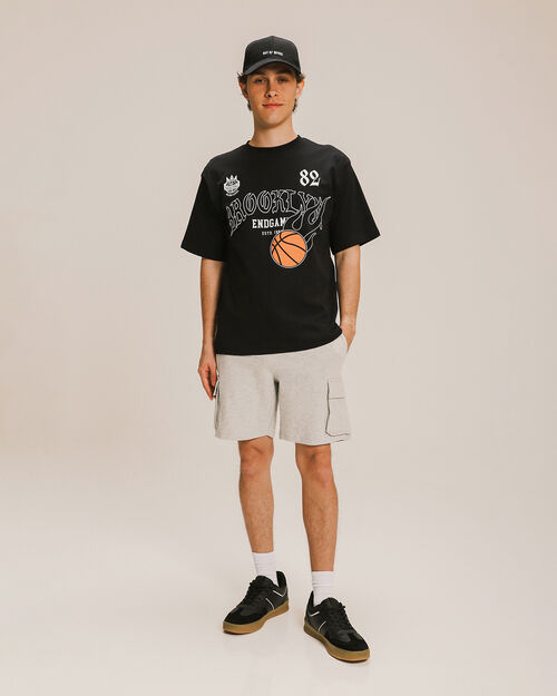 Playera Manga Corta Estampada